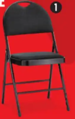 Canadian Tire For Living High-Back Folding Chair, Black offer