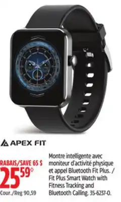 Canadian Tire Apex Fit Plus Smart Watch with Fitness Tracking and Bluetooth Calling offer