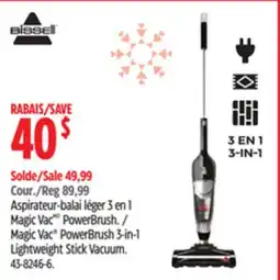 Canadian Tire Bissell Magic Vac PowerBrush 3-in-1 Lightweight Stick Vacuum offer