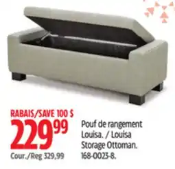 Canadian Tire Louisa Storage Ottoman offer