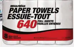 Canadian Tire Mega Paper Towels, 8-Pk offer