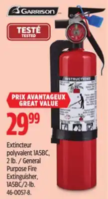 Canadian Tire General Purpose Fire Extinguisher, 1A5BC/2-lb offer