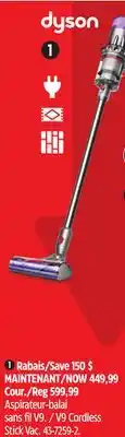 Canadian Tire Dyson V9 Cordless Stick Vac offer