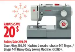 Canadian Tire Singer 4411 Heavy-Duty Sewing Machine offer