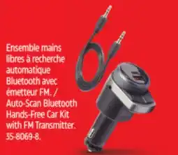 Canadian Tire Bluehive Auto-Scan Bluetooth Hands-Free Car Kit with FM Transmitter offer