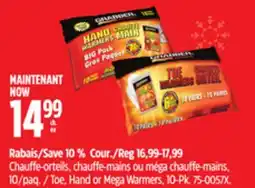 Canadian Tire Toe, Hand or Mega Warmers offer