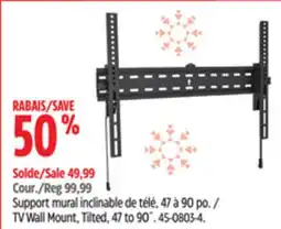 Canadian Tire Bluehive TV Wall Mount, Tilted, 47 to 90˝ offer