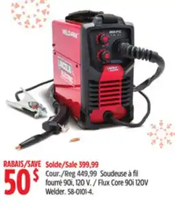 Canadian Tire Flux Core 90i 120V Welder offer
