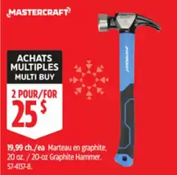 Canadian Tire Mastercraft 20-oz Graphite Hammer offer