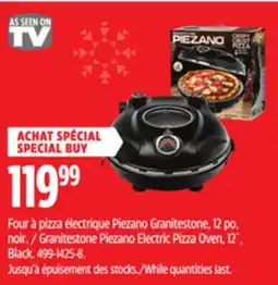 Canadian Tire Granitestone Piezano Electric Pizza Oven, 12˝, Black offer