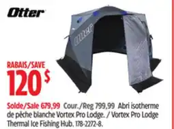 Canadian Tire Vortex Pro Lodge Thermal Ice Fishing Hub offer