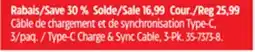 Canadian Tire Bluehive Type-C Charge & Sync Cable offer