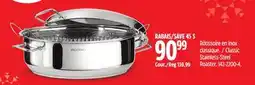Canadian Tire Paderno Classic Stainless-Steel Roaster offer