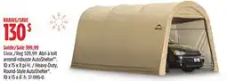 Canadian Tire Shelterlogic Heavy-Duty, Round-Style AutoShelter offer