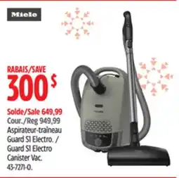 Canadian Tire Mielle Guard S1 Electro Canister Vac offer