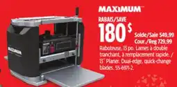 Canadian Tire MAXIMUM Dual-edge, quick-change blades offer