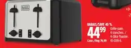 Canadian Tire Black & Decker 4-Slice Toaster offer