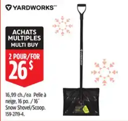 Canadian Tire Yardworks Snow Shovel/Scoop offer