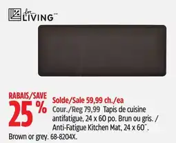 Canadian Tire For Living Anti-Fatigue Kitchen Mat, 24 x 60˝ offer