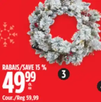 Canadian Tire 24˝ Pre-Lit Wreath offer