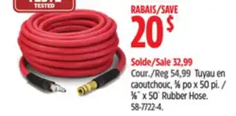 Canadian Tire 3⁄8˝ x 50´ Rubber Hose offer