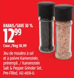 Canadian Tire Kamenstein Salt & pepper Grinder Set offer