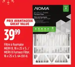 Canadian Tire NOMA MERV 8 Furnace Filter offer