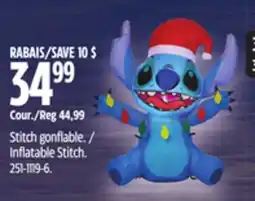 Canadian Tire Inflatable Stitch offer