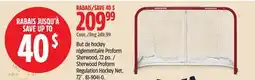 Canadian Tire Sherwood Proform Regulation Hockey Net offer