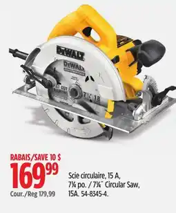 Canadian Tire DEWALT 71⁄4˝ Circular Saw, 15A offer