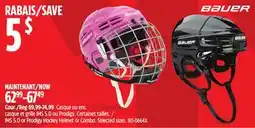 Canadian Tire Bauer IMS 5.0 or Prodigy Hockey Helmet or Combo offer