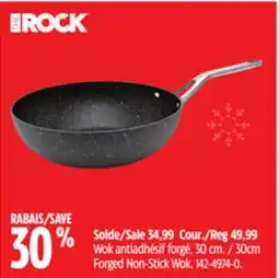 Canadian Tire 30cm Forged Non-Stick Wok offer
