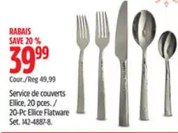Canadian Tire CANVAS 20-Pc Ellice Flatware Set offer