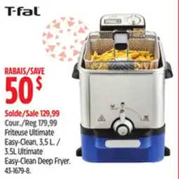 Canadian Tire T-Fal 3.5L Ultimate Easy-Clean Deep Fryer offer