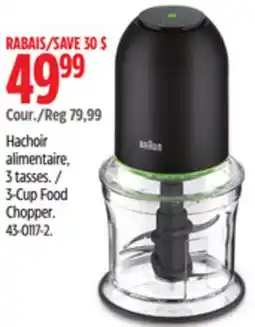 Canadian Tire Braun 3-Cup Food Chopper offer