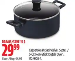 Canadian Tire T-Fal 5-Qt Non-Stick Dutch Oven offer