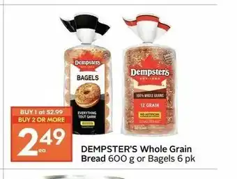 Safeway Dempster's Whole Grain Bread offer