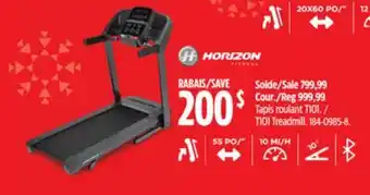 Canadian Tire T101 Treadmill offer