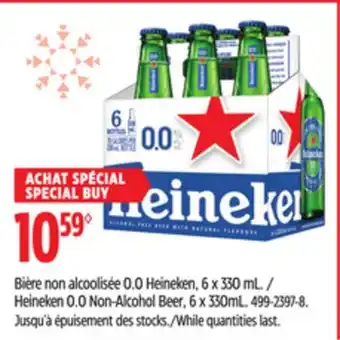 Canadian Tire Heineken 0.0 Non-Alcohol Beer offer