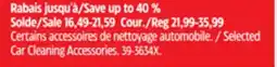 Canadian Tire Selected Car Cleaning Accessories offer