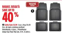 Canadian Tire MotoMaster Deep-Tray Floor Mat Set offer