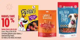 Canadian Tire Selected Dog Treats offer