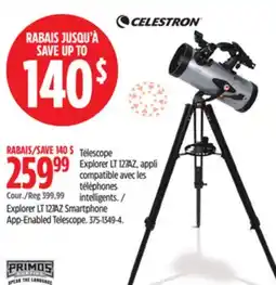 Canadian Tire Celestron Explorer LT 127AZ Smartphone App-Enabled Telescope offer