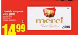 Super C chocolats européens Merci Storck | Storck Merci european chocolates offer