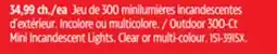 Canadian Tire For Living Outdoor 300-Ct Mini Incandescent Lights offer