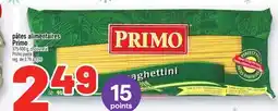 Metro PÂTES ALIMENTAIRES PRIMO | PRIMO PASTA offer
