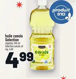Metro HUILE CANOLA SELECTION | SELECTION CANOLA OIL offer
