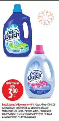 Canadian Tire Fabric Softener, 1.65L or Laundry Detergent, 50-Load. Assorted scents offer