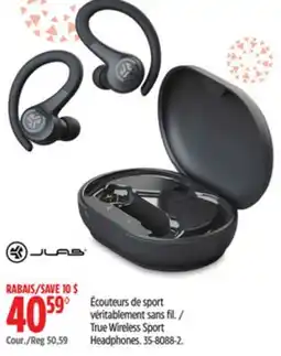 Canadian Tire True Wireless Sport Headphones offer