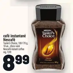 Metro CAFÉ INSTANTANÉ NESCAFÉ | NESCAFÉ INSTANT COFFEE offer